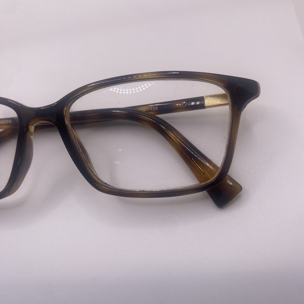 Coach Eyeglasses Women FRAME ONLY HC6077 Cat Eye 53-15-135 Dark Tortoise 802 - Picture 6 of 16